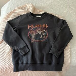 Def Leppard kids oversized sweatshirt